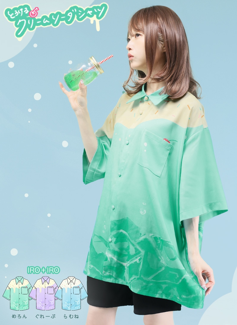 尾崎ドミノさんコラボグッズ　深海のお魚パーカー パーカー ユニセックス 深海 お魚 ＊Favoriteオリジナル＊】尾崎