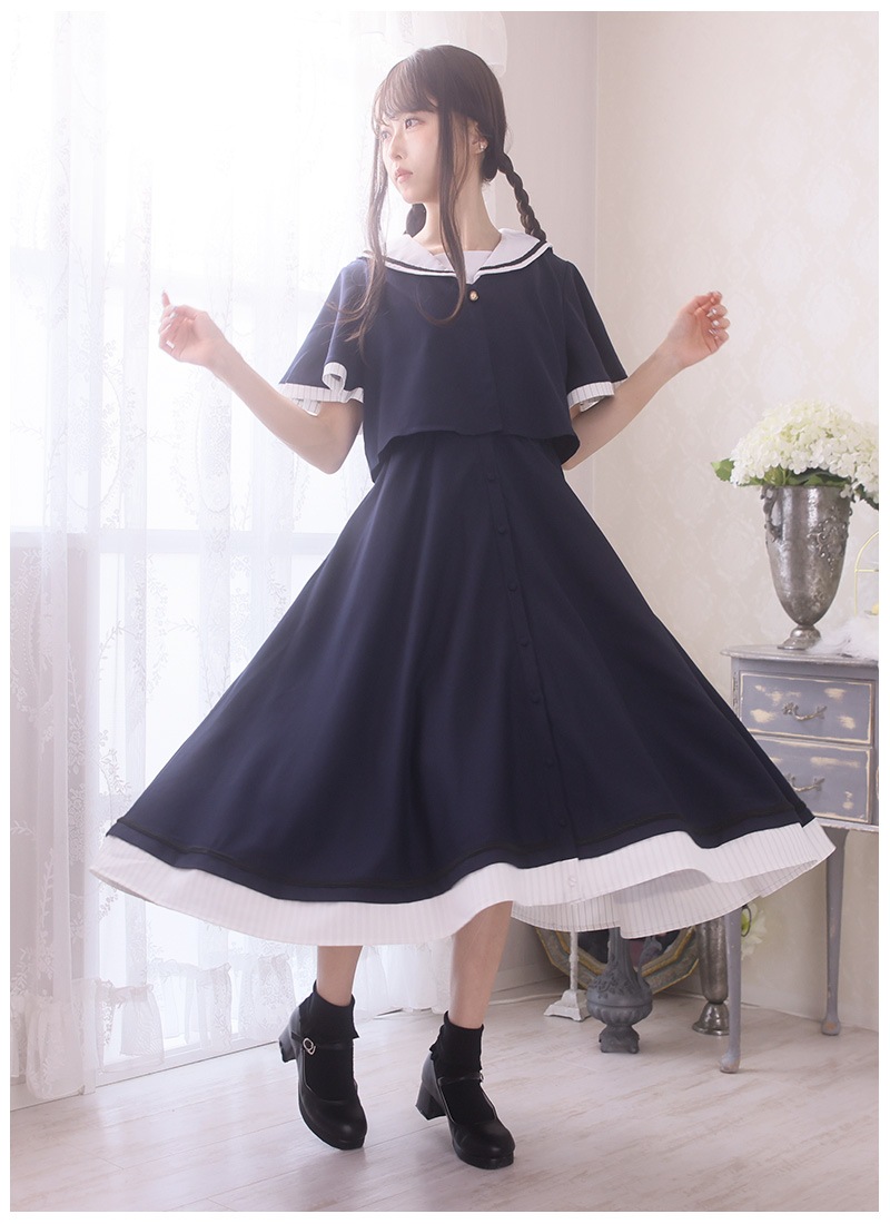 渡せなかった手紙、セーラーシャツワンピース ｜ Favorite