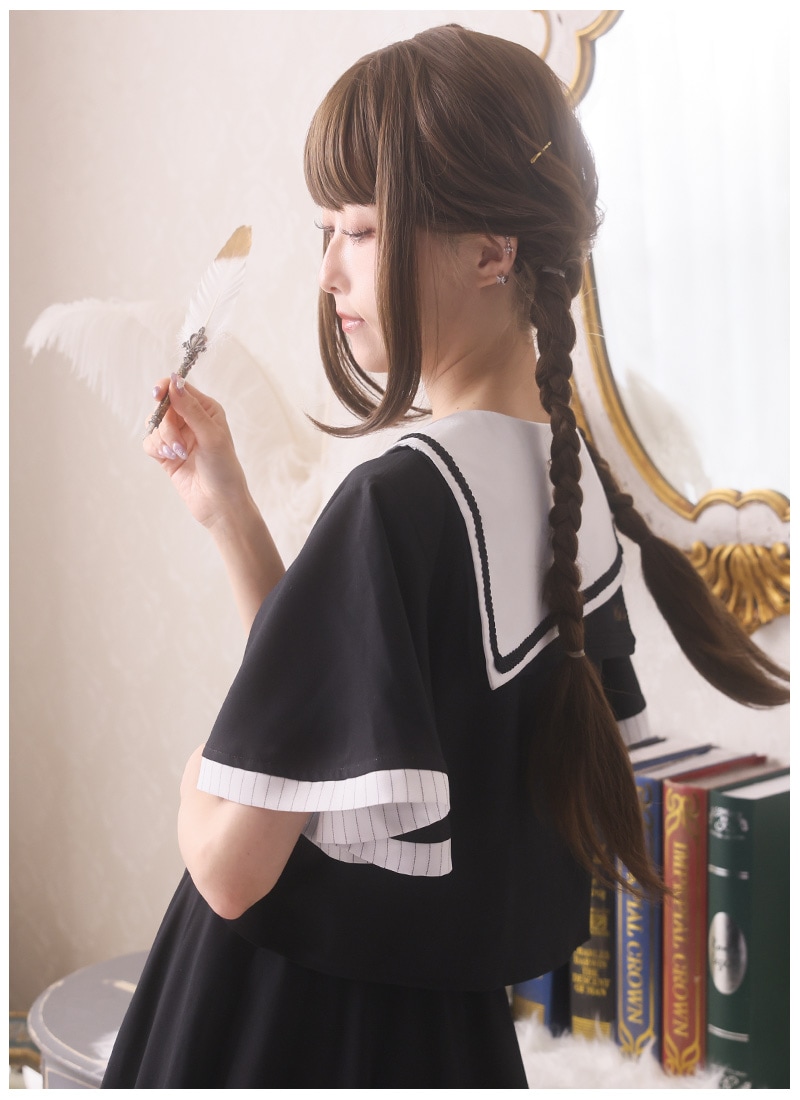 早い者勝ちCELINE 非売品ワンピース セーラー風 ストライプ 80