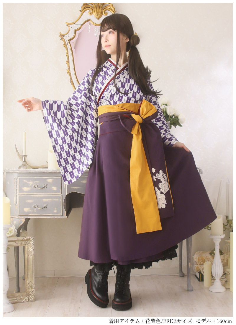 大正浪漫な矢羽根袴ワンピース ｜ Favoriteオリジナル