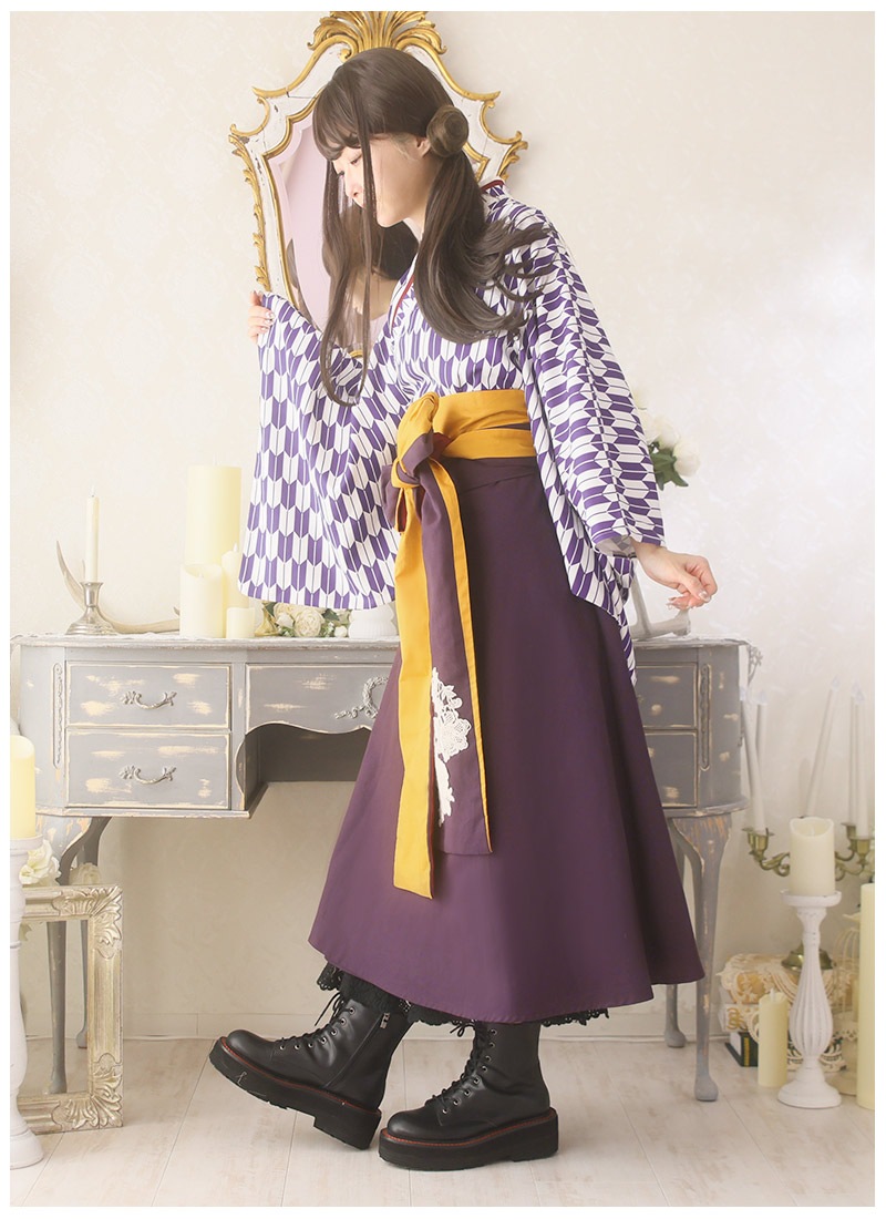 大正浪漫な矢羽根袴ワンピース ｜ Favoriteオリジナル