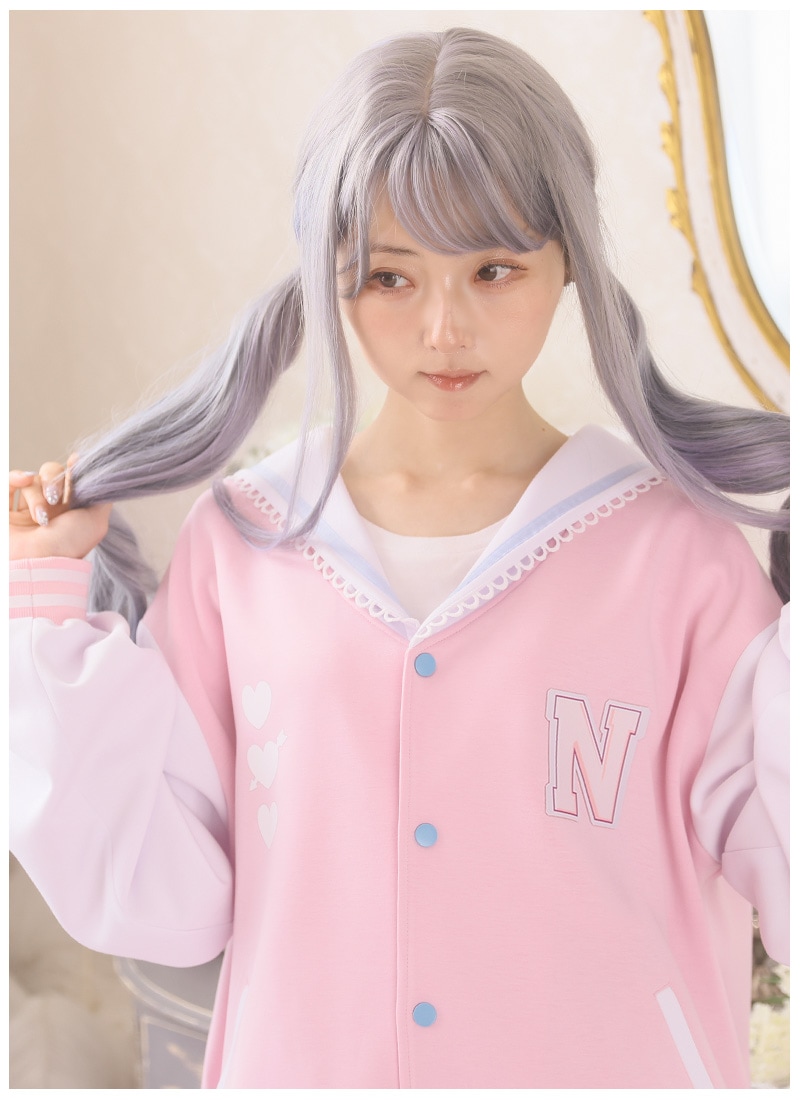 餅月なこさんコラボ なことおでかけ＊お揃いセーラーブルゾン｜ Favorite