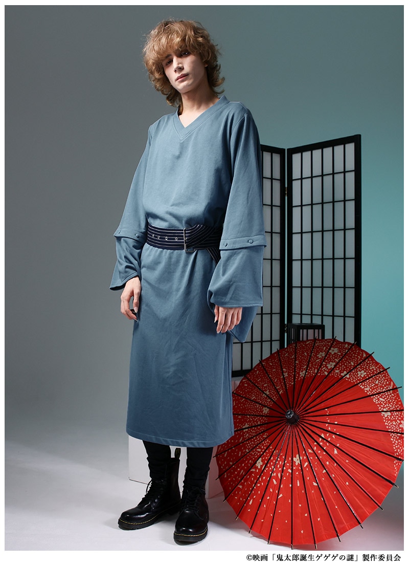 映画「鬼太郎誕生 ゲゲゲの謎」コラボ 鬼太郎の父モチーフロングシャツ