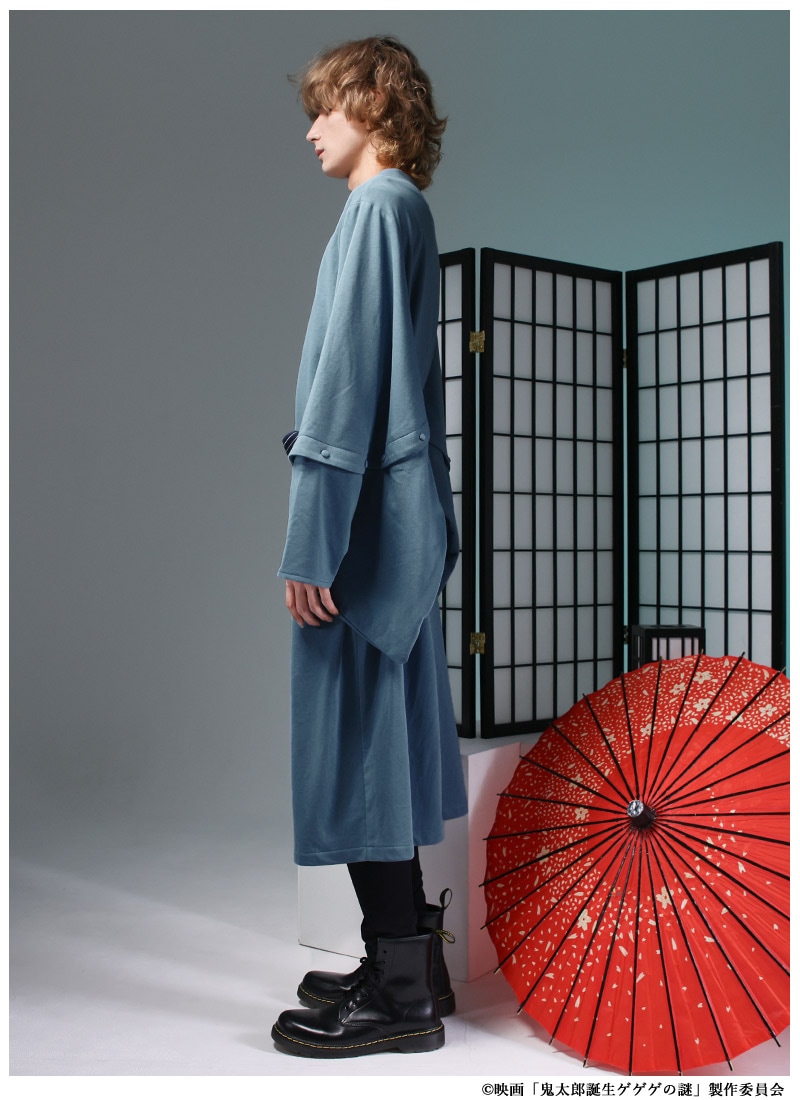 映画「鬼太郎誕生 ゲゲゲの謎」コラボ 鬼太郎の父モチーフロングシャツ