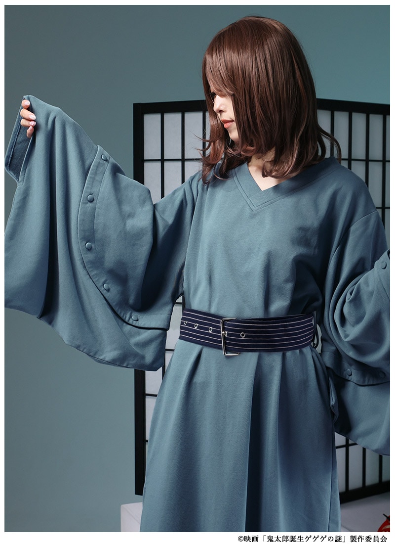 映画「鬼太郎誕生 ゲゲゲの謎」コラボ 鬼太郎の父モチーフロングシャツ