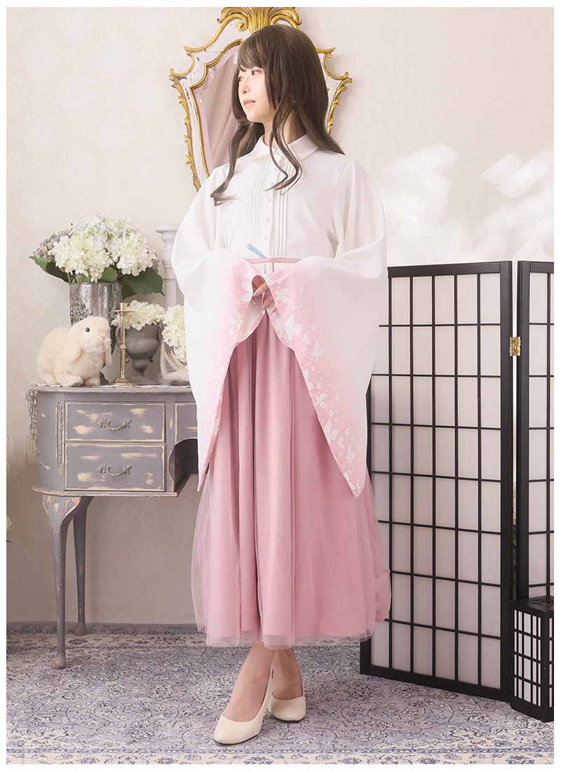 ③④⑧⑩ 桜　ワンピース あそべよとまれ 桜と杜若チュールワンピース ｜ Favoriteオリジナル