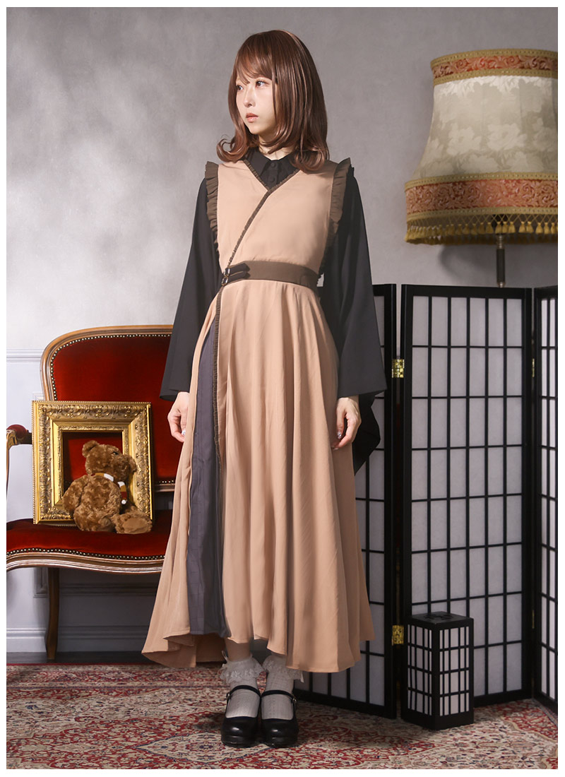 最短即日出荷】 気ままな猫文学＊山猫軒の原稿用紙プリーツエプロン