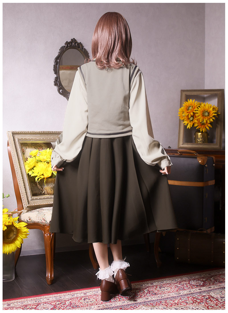 ひまわり畑のカントリーワンピースセット ｜ Favoriteオリジナル