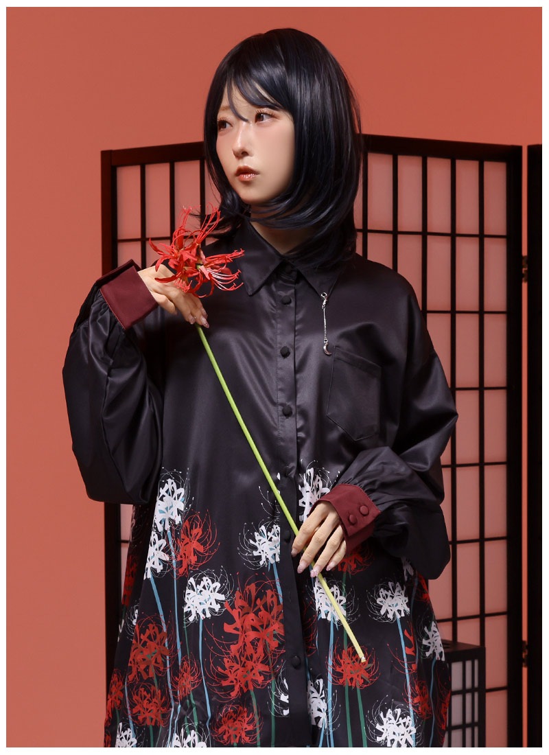 一面に咲く彼岸花シャツ ｜ Favoriteオリジナル