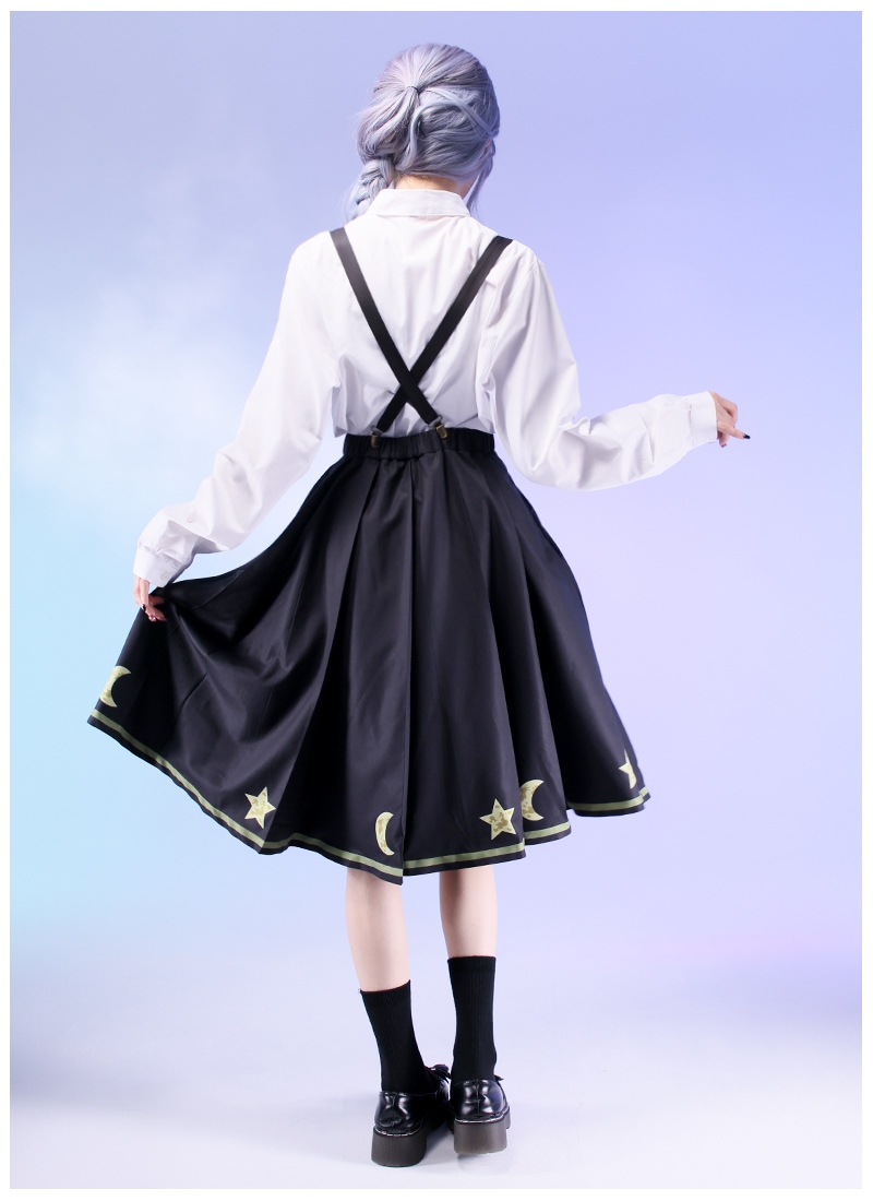 月の輪サスペンダーキュロット ｜ Favorite