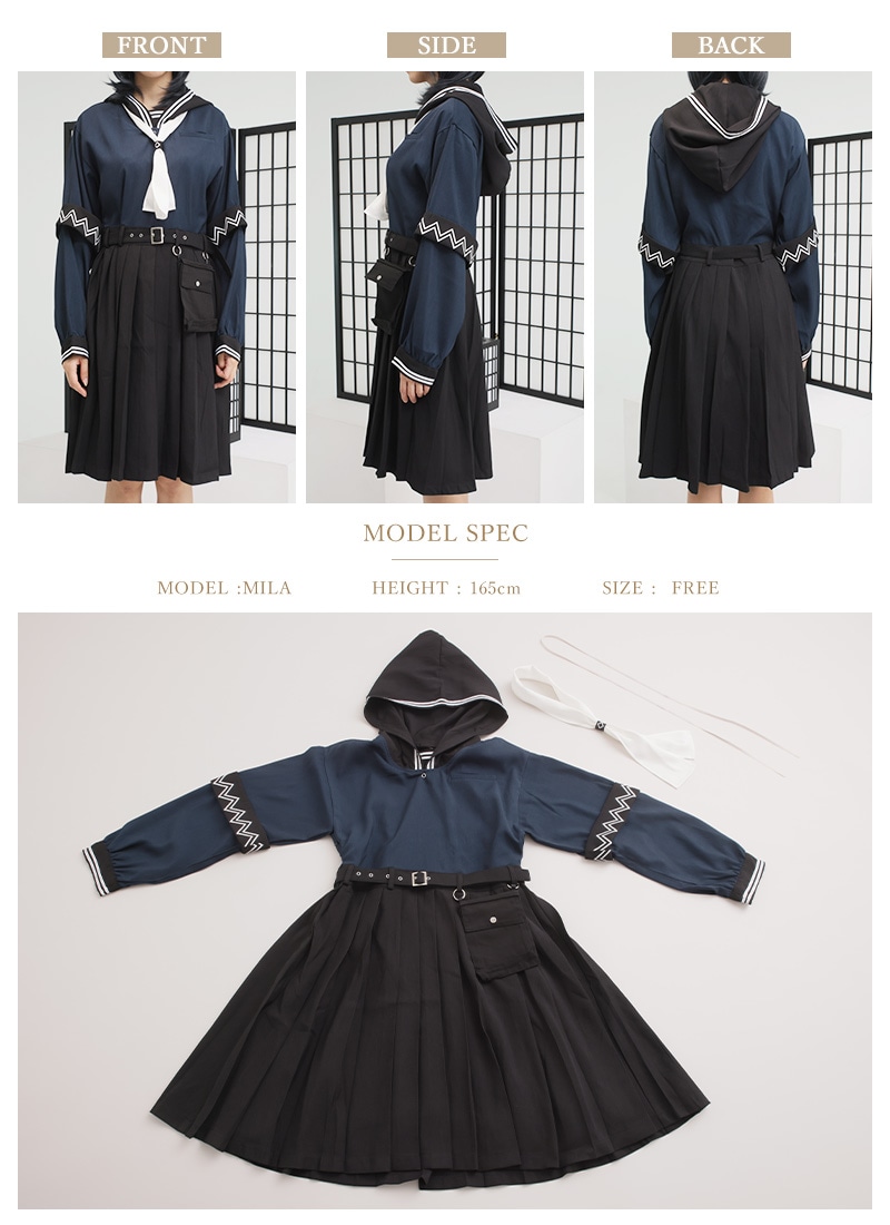 新選組×ポリスのフーディーワンピース ｜ Favorite