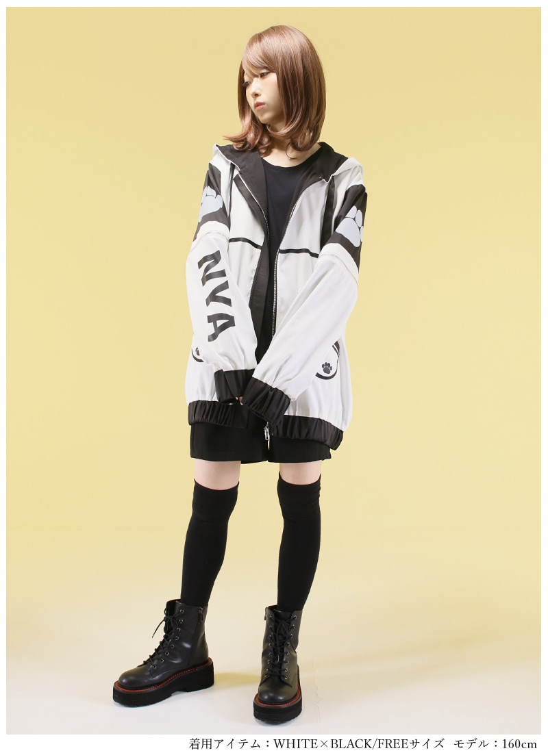しぐなるぜろ オンライン限定 パーカー ぎんじろ。さんコラボ第2弾 サイバーNYAウンテンパーカー｜ Favorite