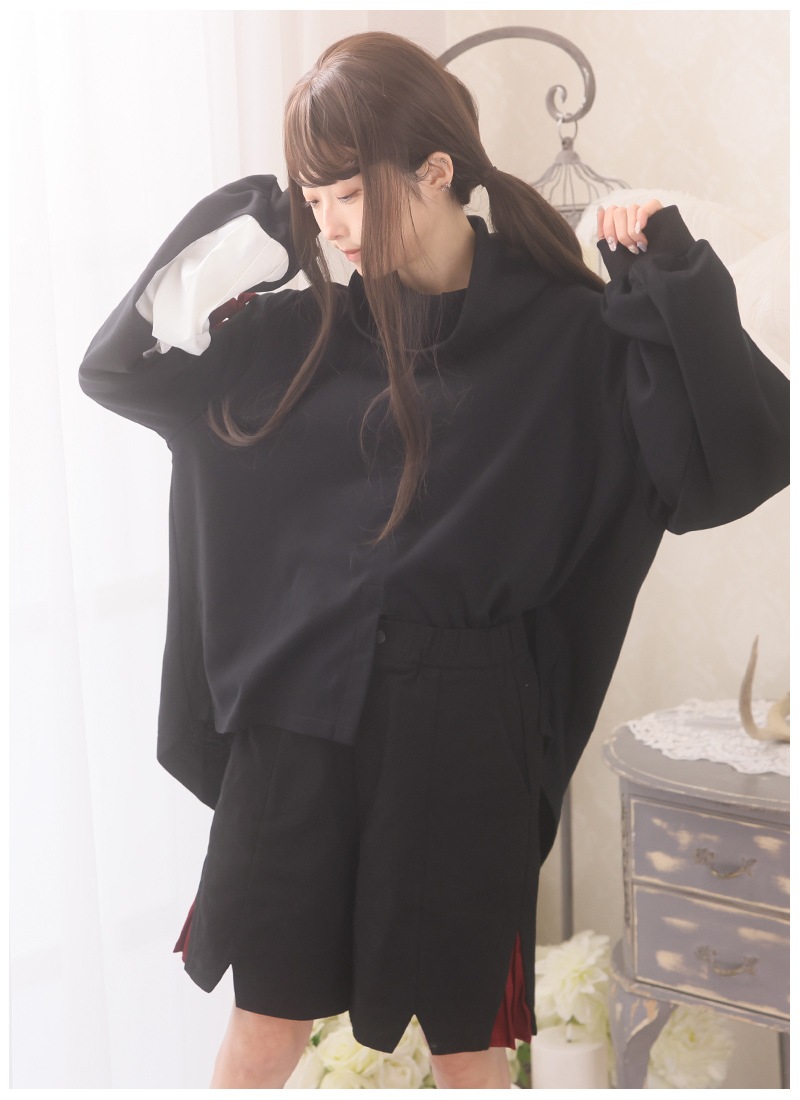 さくぴぃページ　ラボ服　らぼ服　ハンドメイド　服 受注期間限定！道枝咲コラボ企画！コラボZIPパーカー◇道枝咲