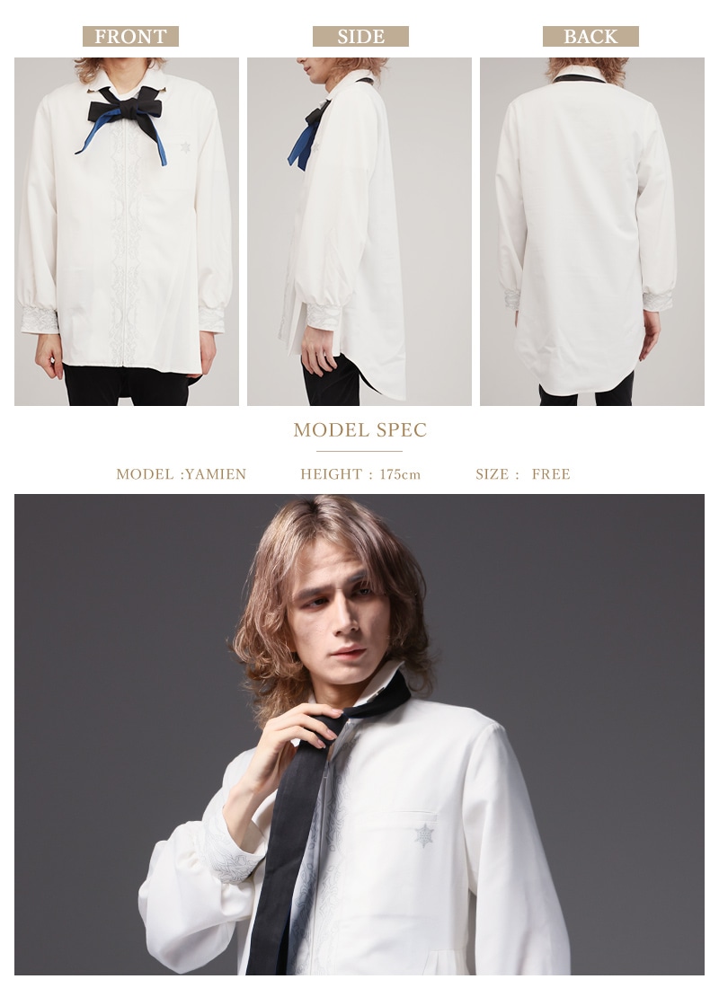 Sennzai コラボ Sennzaiモチーフ エレガントシャツ ｜ Favorite