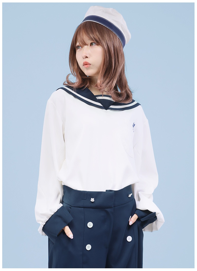 マリン風トップス＆パンツセット ｜ Favoriteオリジナル