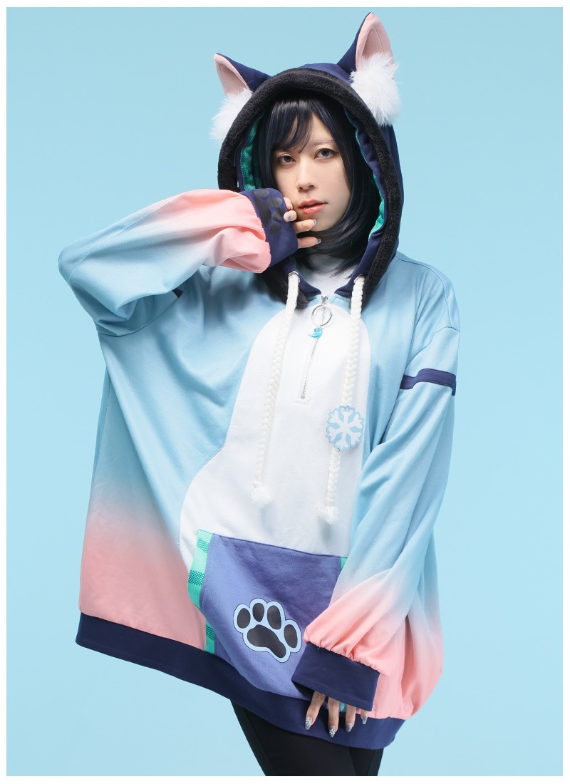 FLUFFY LANDさんコラボ Caesarモチーフ＊ケモけもふっとパーカー