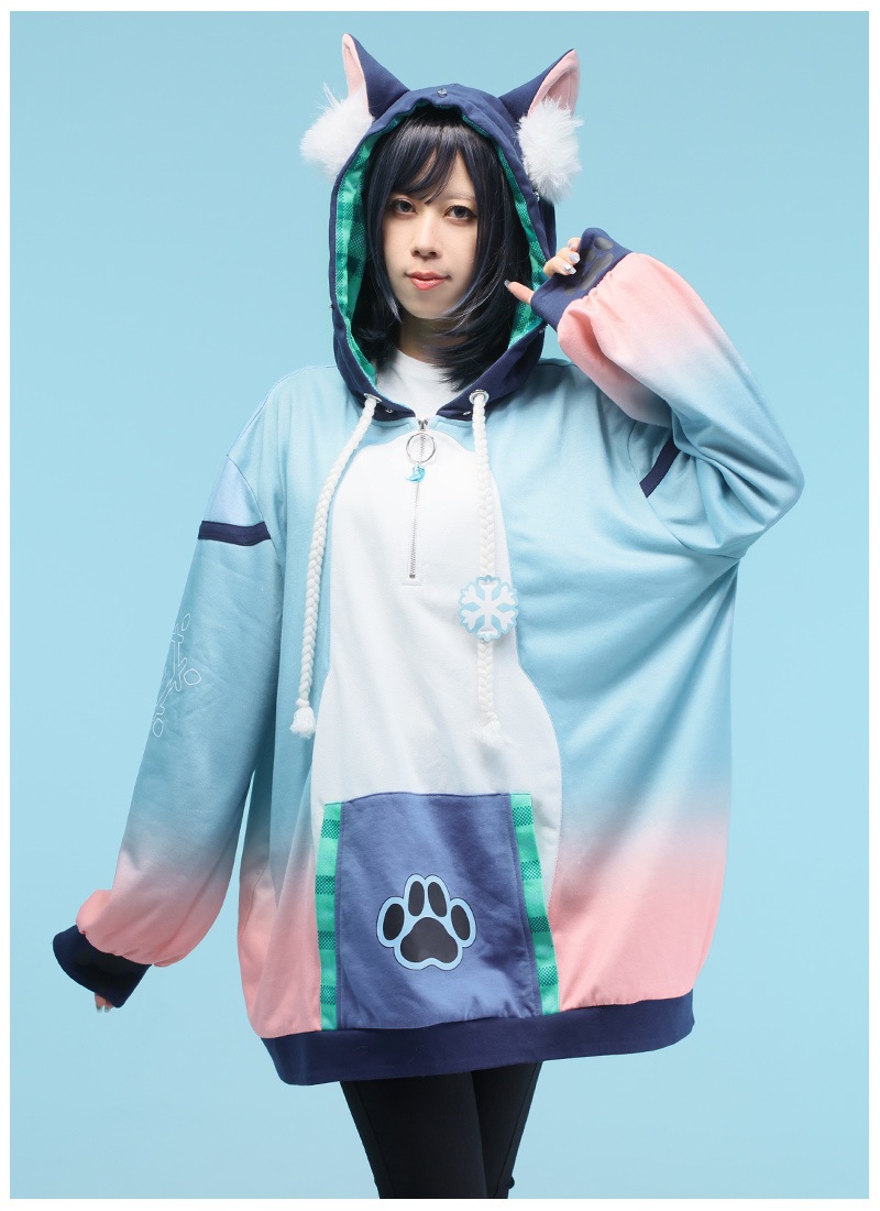 FLUFFY LANDさんコラボ Caesarモチーフ＊ケモけもふっとパーカー
