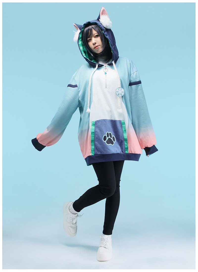 FLUFFY LANDさんコラボ Caesarモチーフ＊ケモけもふっとパーカー