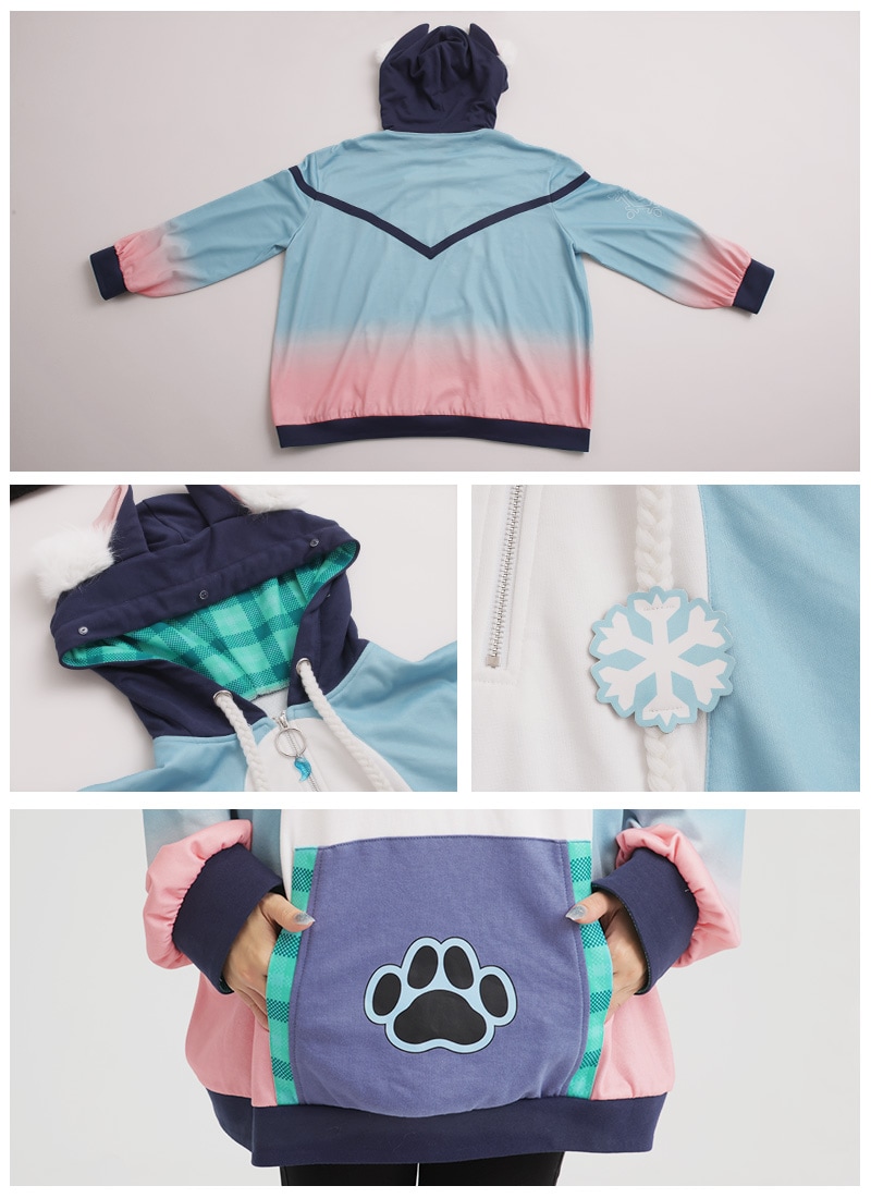 最終価格です☆Faline×fafi☆コラボスエットパーカー FLUFFY LANDさんコラボ Caesarモチーフ＊ケモけもふっとパーカー