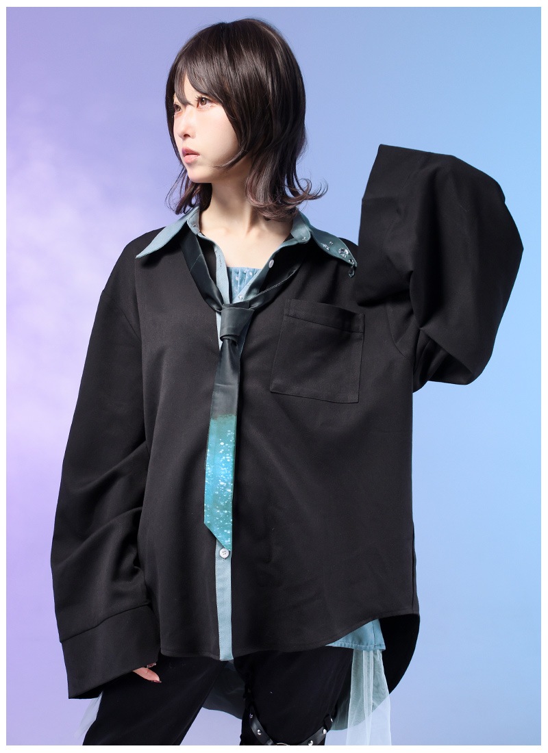 むつみ 爽空きらめく泡屑キャミ＆シャツセット ｜ Favorite