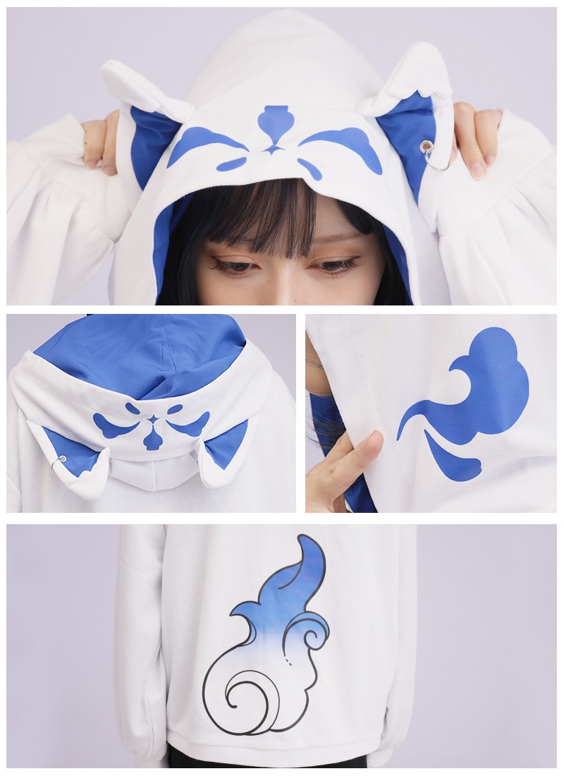 耳チャームがかわいい！狛犬パーカー ｜ Favorite