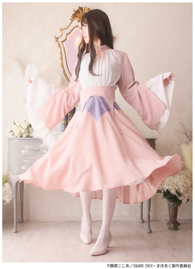 まほあく コラボ 深森白夜イメージワンピース ｜ Favorite