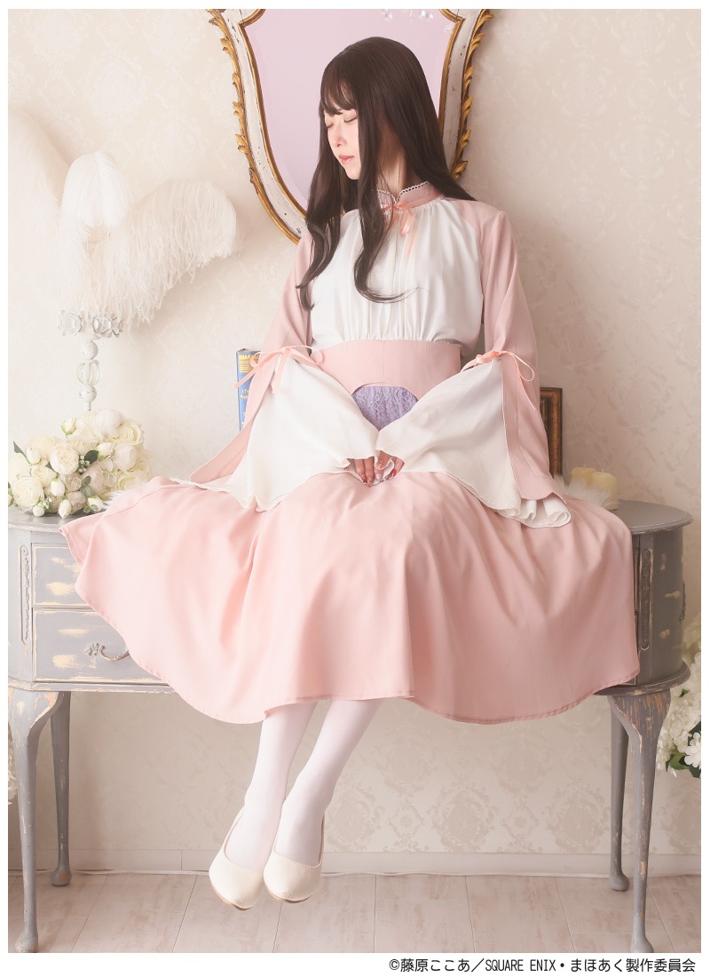 まほあく コラボ 深森白夜イメージワンピース ｜ Favorite