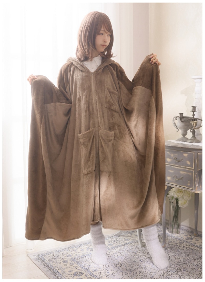 おうちであったか着る毛布＊2wayモモンガルームウェア ｜ Favorite