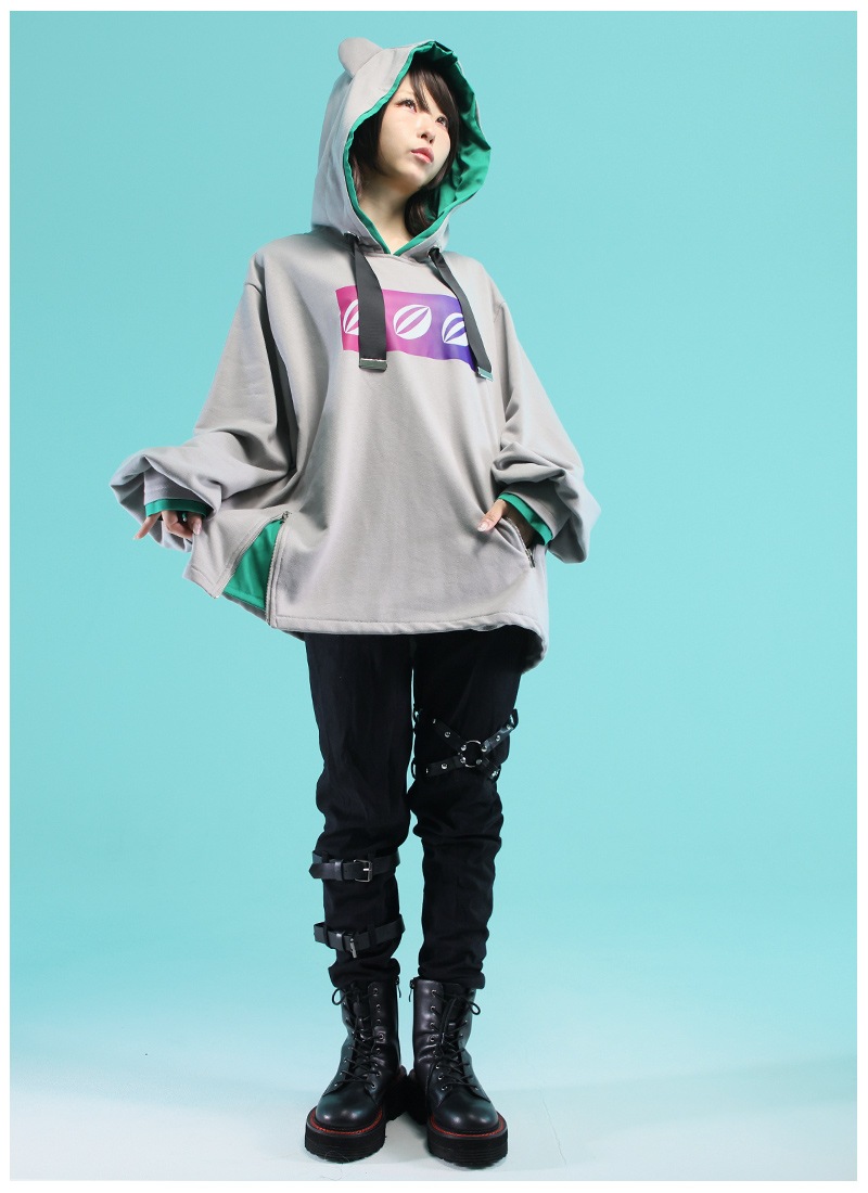 【希少デザイン】キューン☆カラフルアニマルパーカー 肉厚生地 ゆるだぼ 即完売 ばらばらパーカー｜ウサギがいる｜CUNE ONLINE STORE