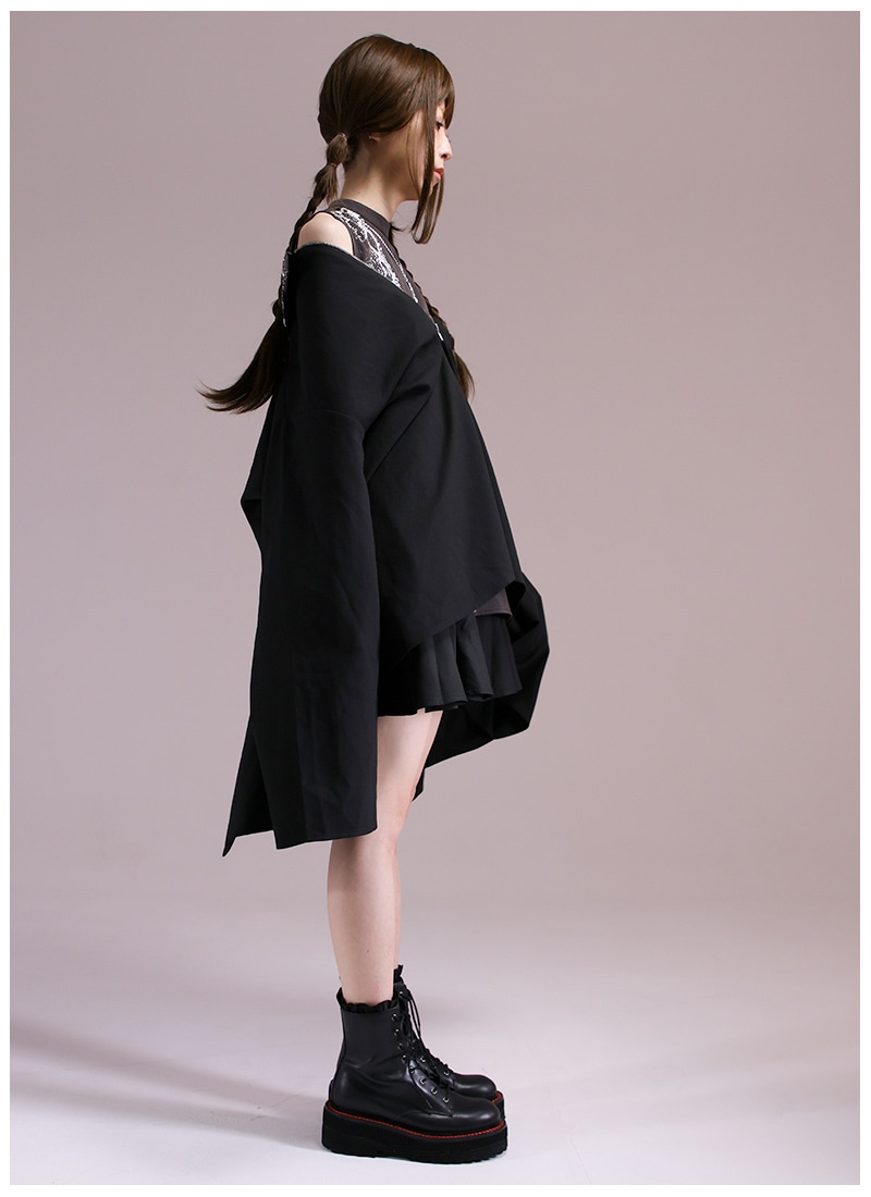 最短即日出荷】蛇柄インナードッキングメドゥーサシャツ＊Favorite