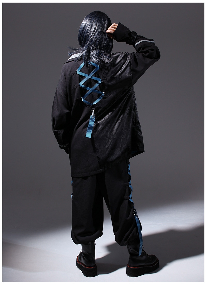 蛇柄インナーとシャツのトップスセット ｜ Favorite