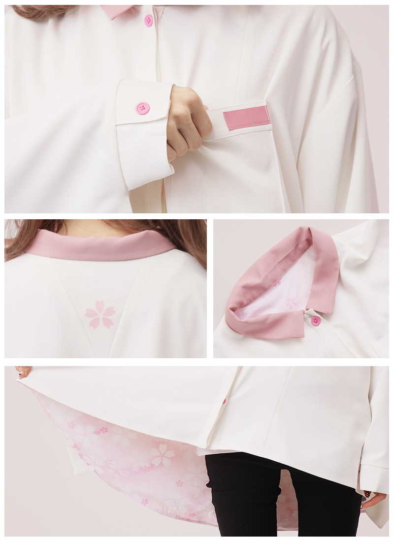 和袖桜ポイントシャツ ｜ Favoriteオリジナル
