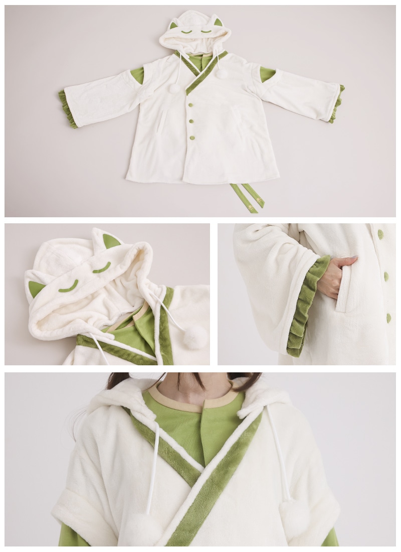 最短即日出荷】ラテ色にゃんこのほっと一息ルームウェア＊Favorite