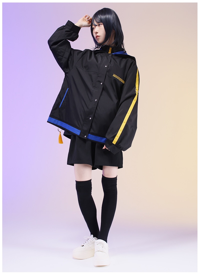 警戒ブロオドキャストCHERRYさんコラボ 君も京甲斐村の一員！パーカー