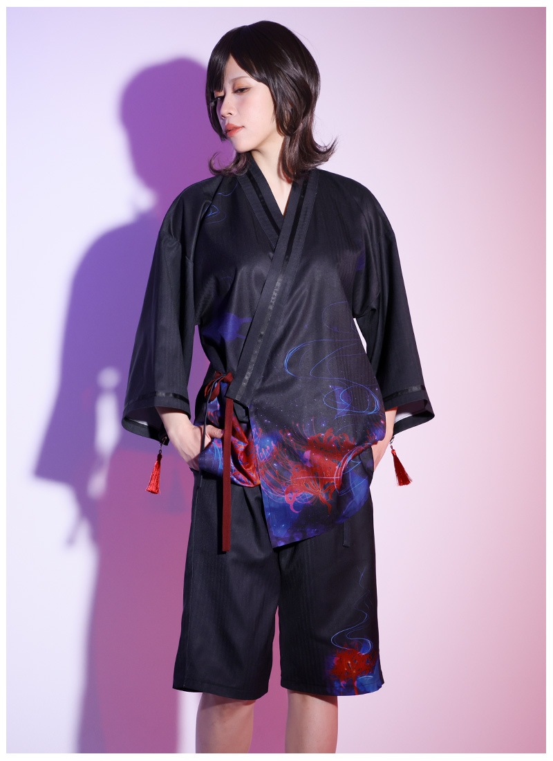 フェイバリット　甚平 香煙燻らす彼岸甚平 ｜ Favoriteオリジナル