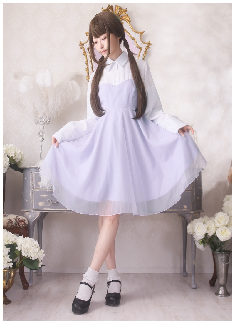 最短即日出荷】ふんわりはるかおる＊フレアドレスワンピース＊Favorite