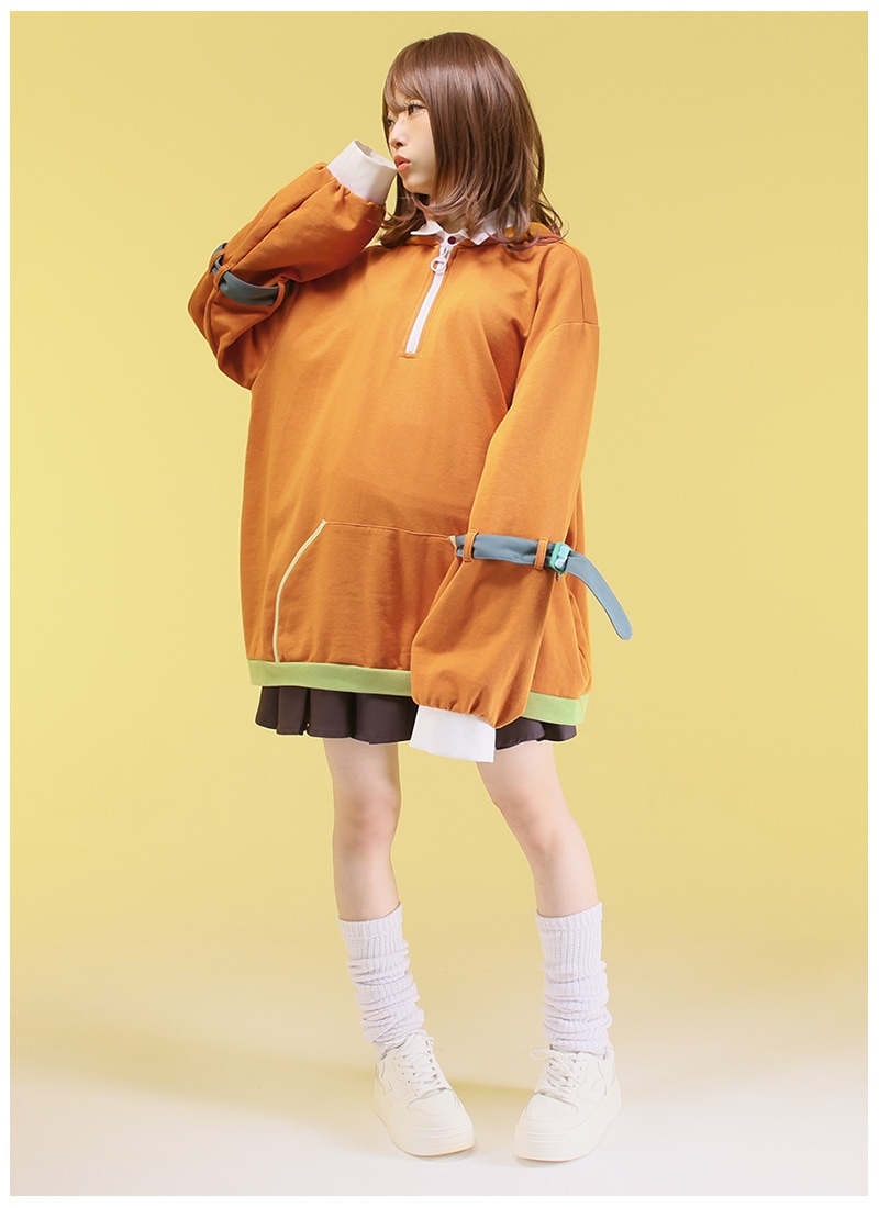 GUMIコラボ GUMIイメージシャツドッキングパーカー ｜ Favorite