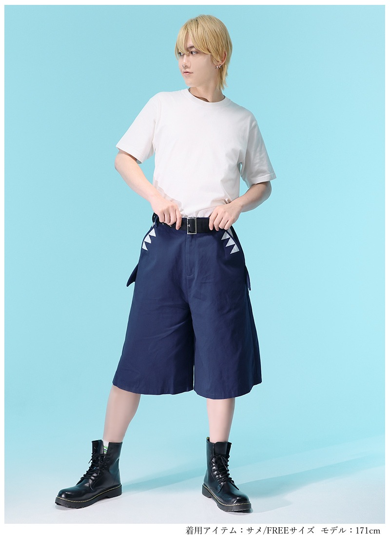 サメ＆シャチワイドハーフパンツ ｜ Favoriteオリジナル