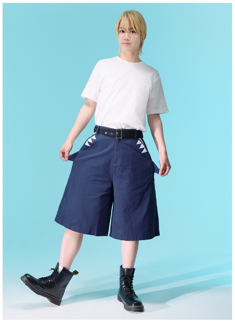 サメ＆シャチワイドハーフパンツ ｜ Favoriteオリジナル