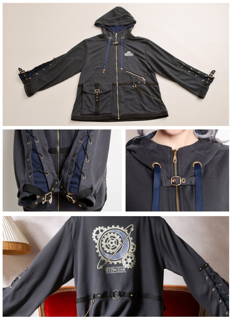 月の歯車機工士ハイネックパーカー ｜ Favorite