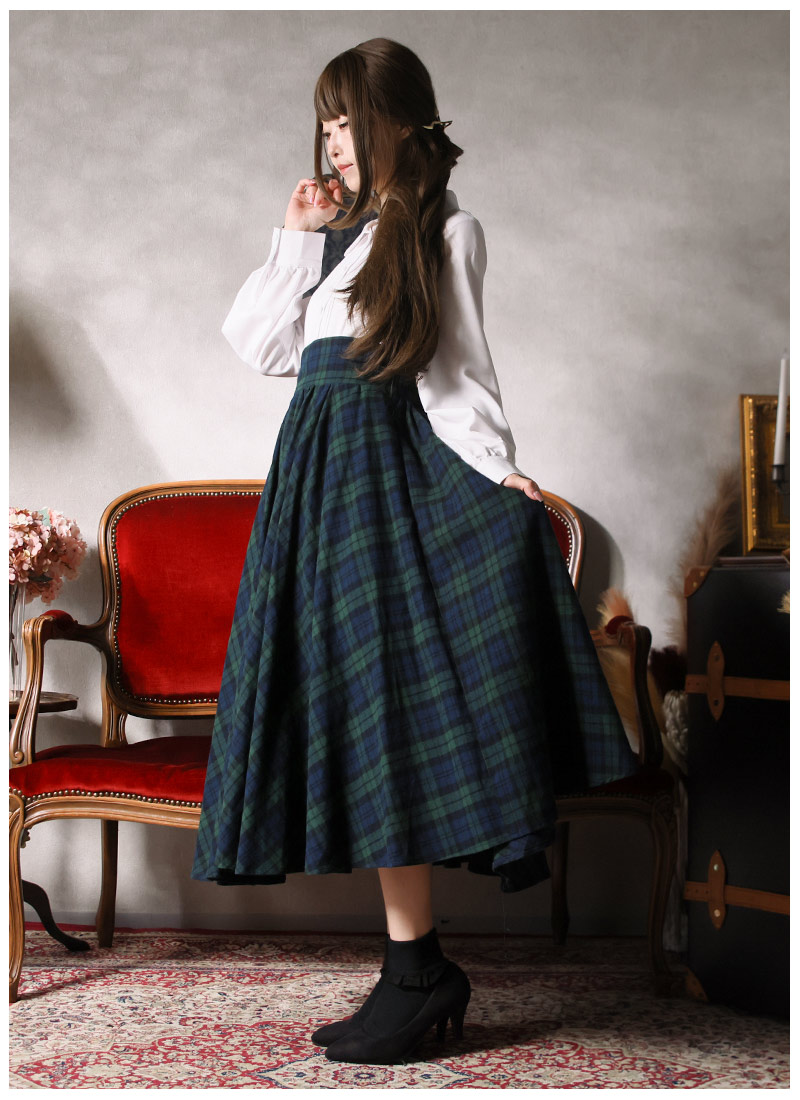 ラパフェ ワンピース　チェック柄　姫ワンピ ラパフェ ワンピース チェック柄 姫ワンピ ワンピース