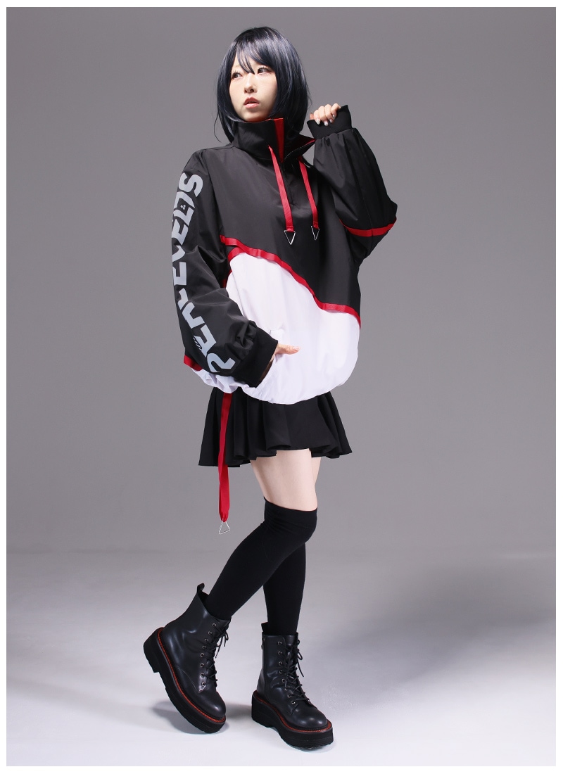 かえる3号さんコラボ 「レッドストランドの崩壊」ハーフジップ