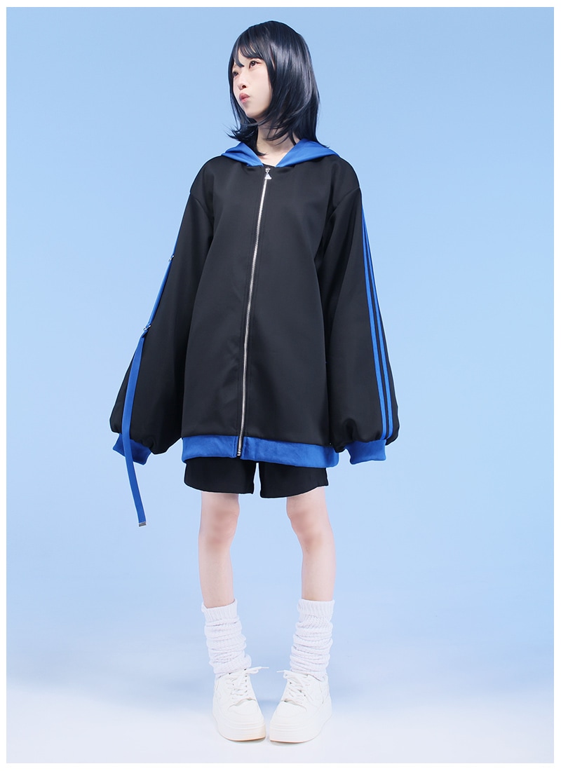 鞘師里保 Why not？ パーカー 何者にもなれないちゃんコラボ なれないちゃんとおそろいパーカー