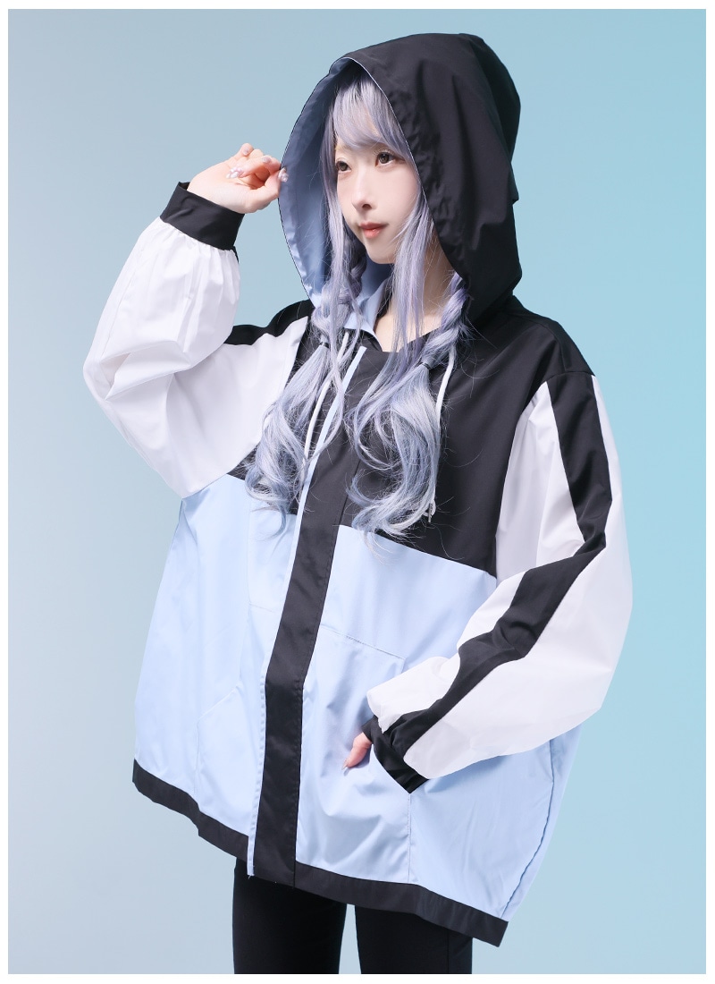 ハミクマ 北京限定 リュック ブランケット パーカー SET 蔦に月が沈む幻影」総刺繍ナイロンポケットパーカー 今昔 KJ-29169 和