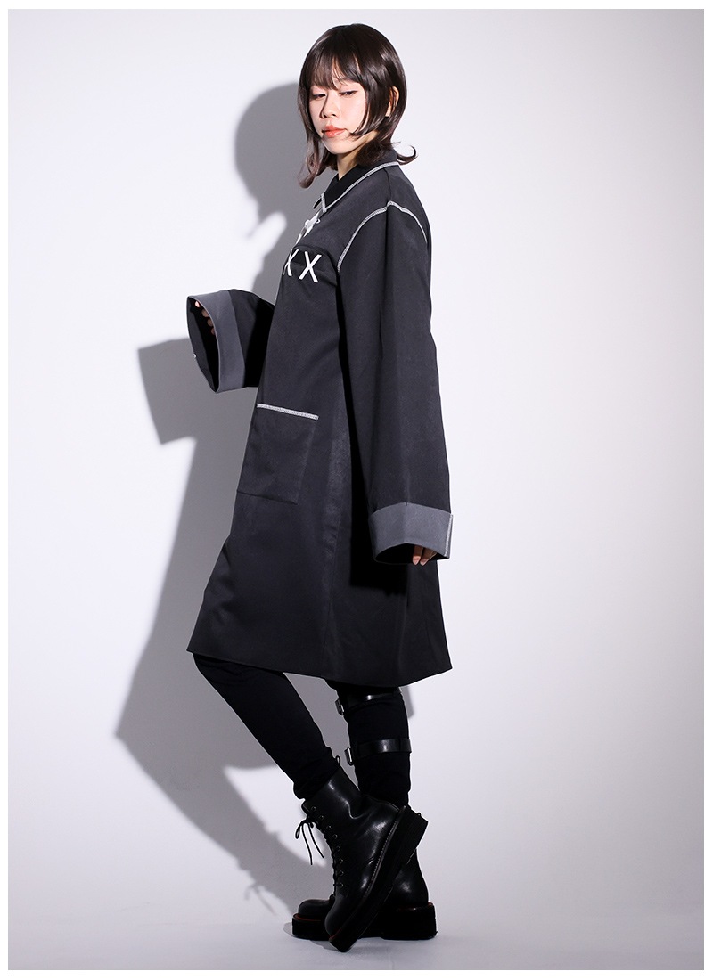 闇医者白衣風シャツワンピース ｜ Favorite