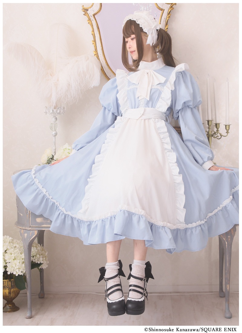 会社と私生活-オンとオフ-コラボ 甘田さんイメージロリータワンピース