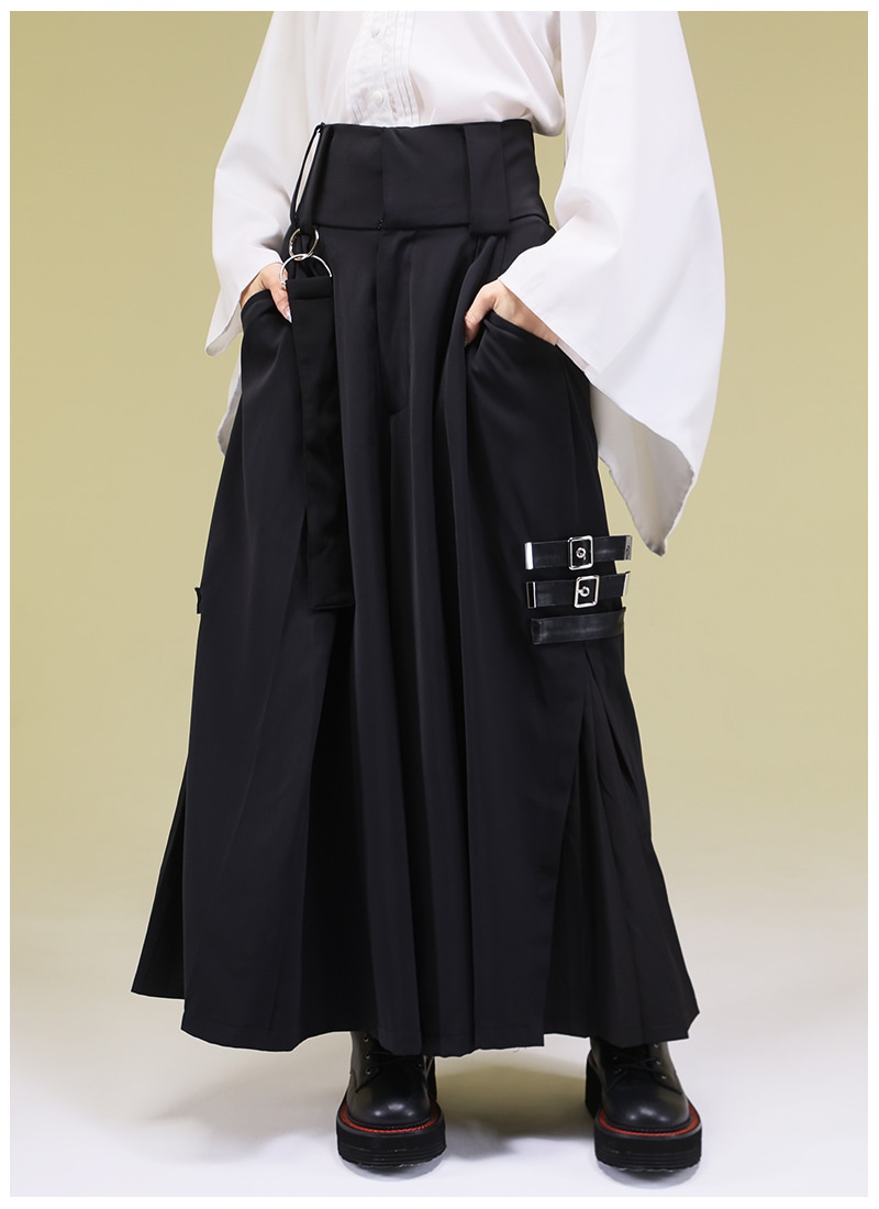 Favorite 袴 パンツ ボトムス 和洋折衷 IRO+IRO ブラック 黒 5_000000018254.jpg?1753692218