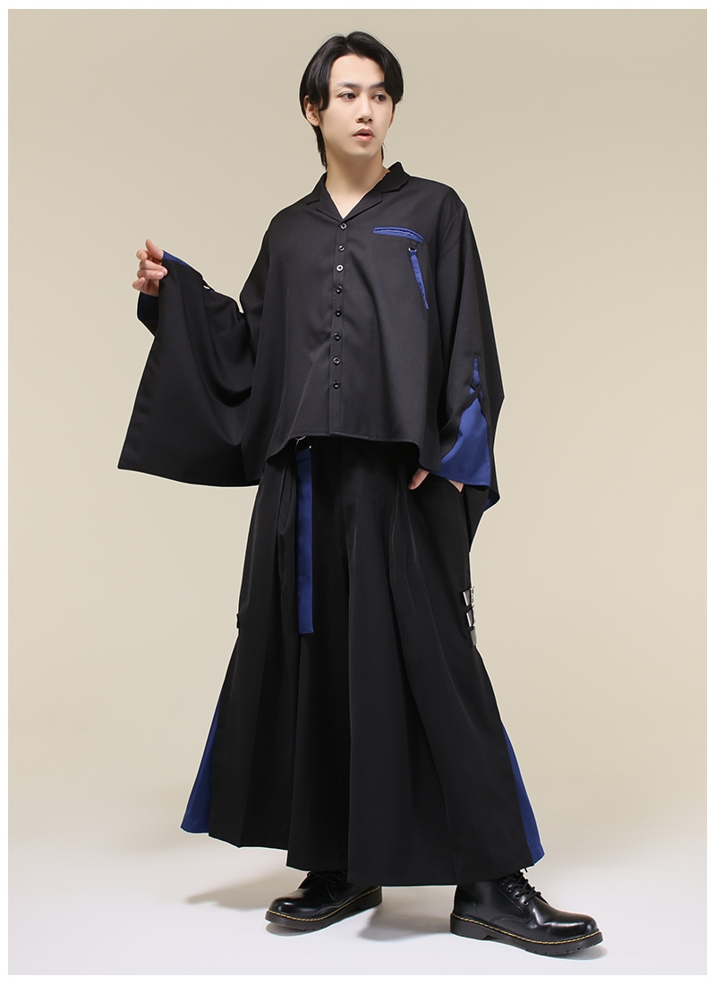 モード ワイド ユニセックス 男女共用 スリット ベルト クール