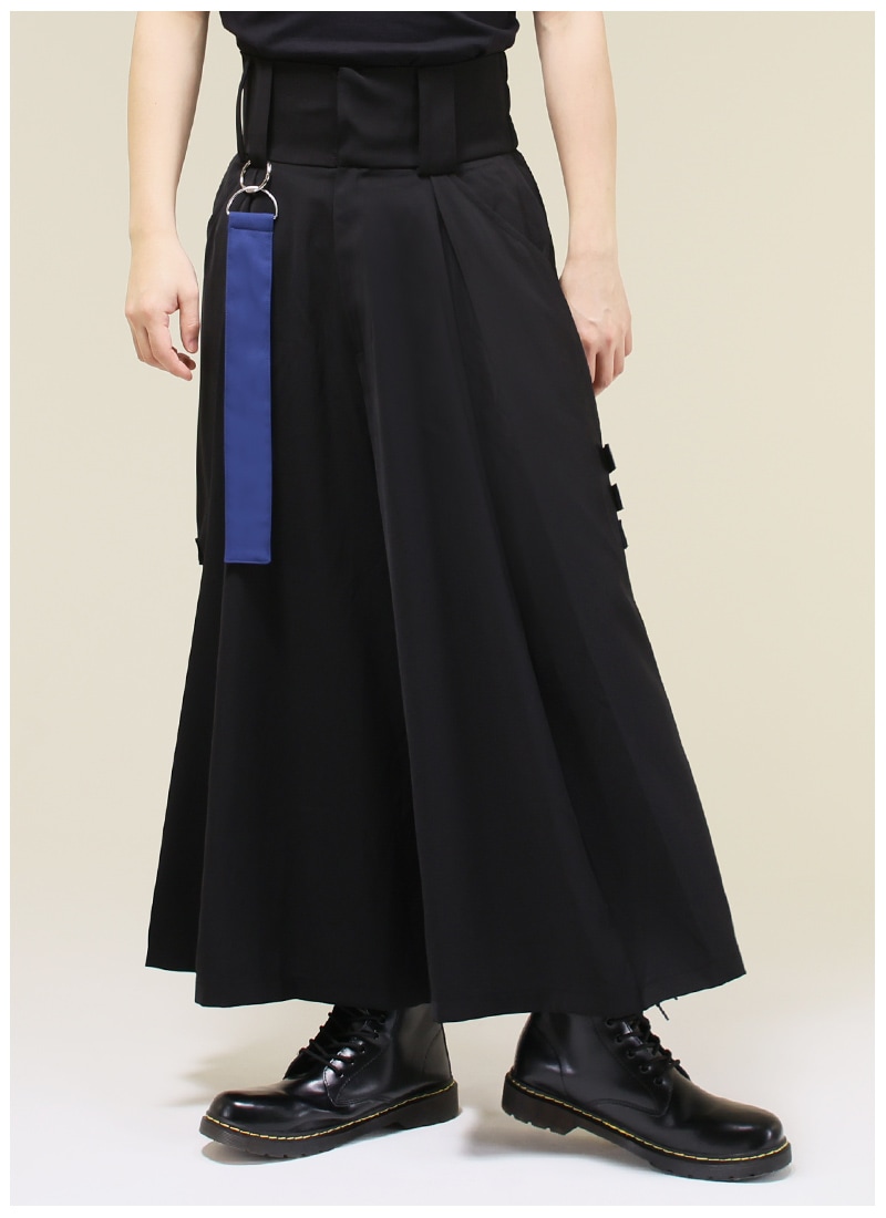 モード ワイド ユニセックス 男女共用 スリット ベルト クール