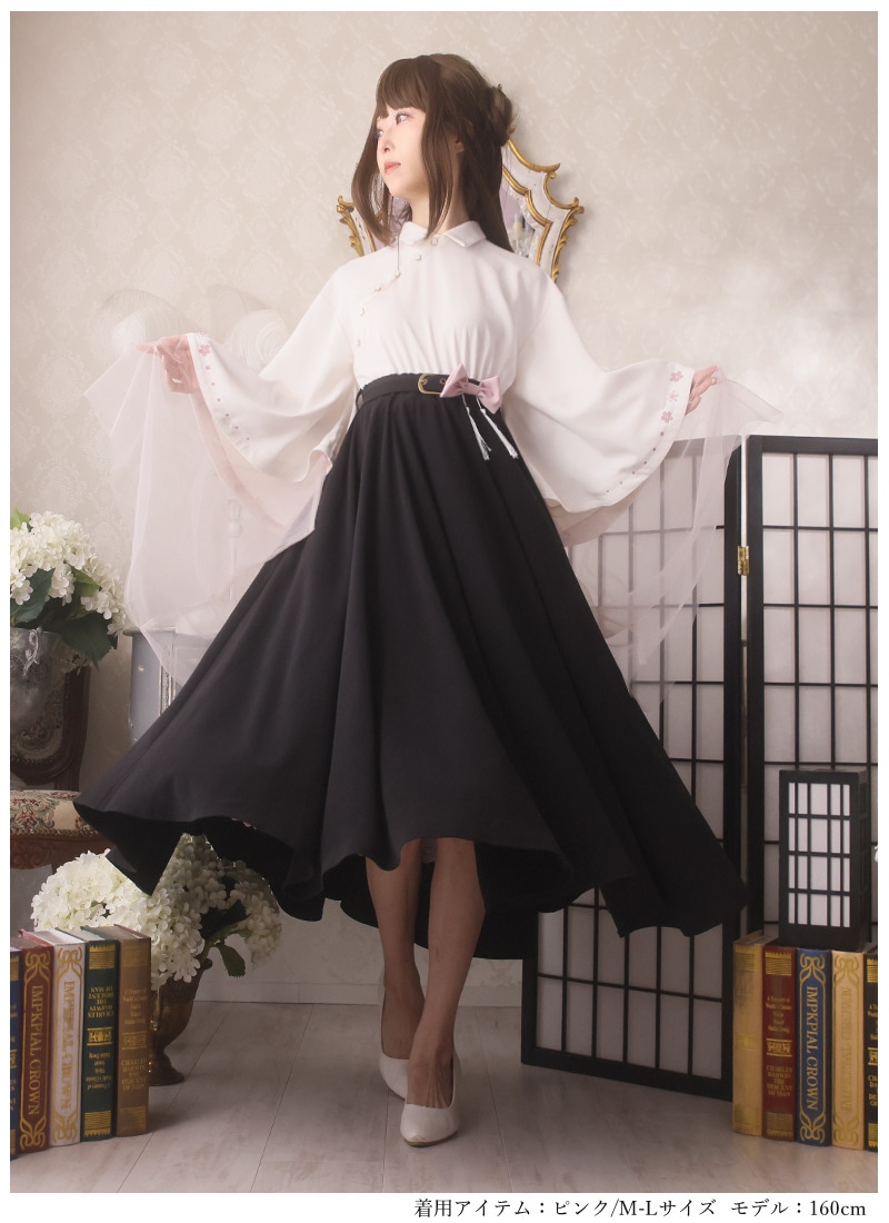 Favoriteオリジナル ワンピース 最短即日出荷】透き通る雪桜ワンピース|Favoriteオリジナル